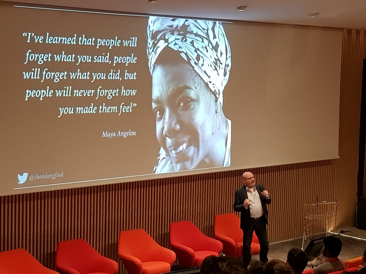 joergresch's tweet photo. People will forget what you said, but will never forget how you made them feel. @ThomLangford  at #CIWEU17 https://t.co/SHHpKB7CL7