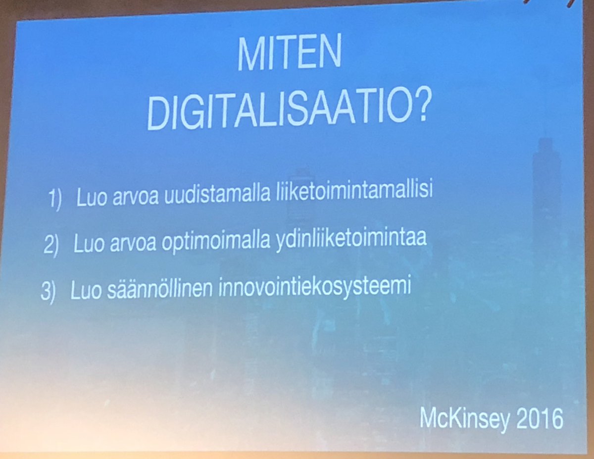Miten oman #liiketoiminnan säännöllinen #kehittäminen tapahtuu? Kannattaa #optimoida, sanoo @RamiSaarniaho #digitalisaatio #ytyä