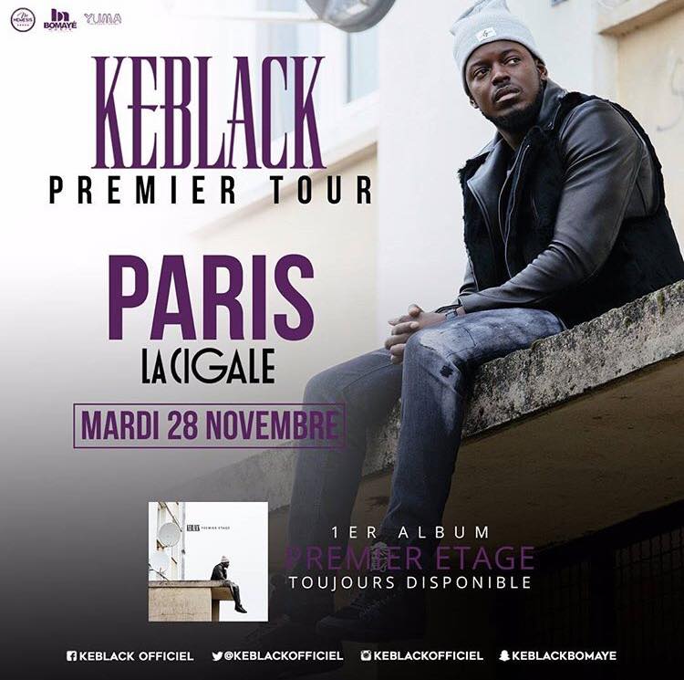 armajackson's tweet photo. Rendez-vous ce soir à La Cigale pour le concert de @KeblackOfficiel !
#KeblackALaCigale #PremierTour #9m2 https://t.co/dbfBDNIuOc