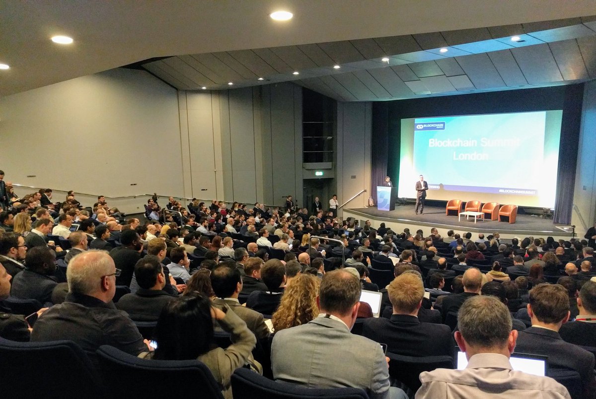 Full house! <a href="/BlockchainHQ/">Blockchain Summit</a> #blockchainsummit