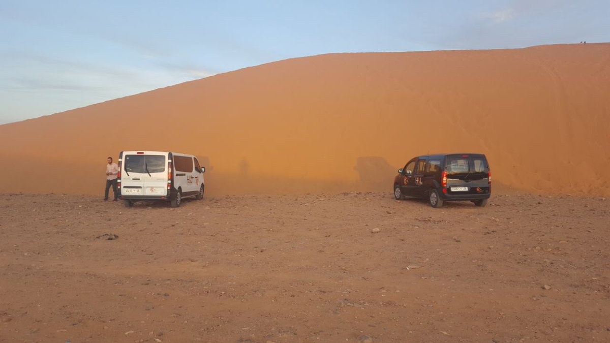 ClickExcursion's tweet photo. In #Zagora #2daysDesertTrip with #ClickExcursions
#Travel in #Comfort with our team of professional drivers and new vehicles
#Desert #Tent #Sunset #Sahara #Marrakech #Morocco #Tours
https://t.co/t8g8R3thki https://t.co/6nQbwqV9fi