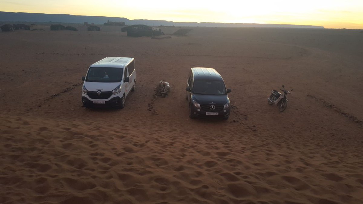 ClickExcursion's tweet photo. In #Zagora #2daysDesertTrip with #ClickExcursions
#Travel in #Comfort with our team of professional drivers and new vehicles
#Desert #Tent #Sunset #Sahara #Marrakech #Morocco #Tours
https://t.co/t8g8R3thki https://t.co/6nQbwqV9fi