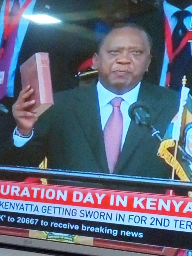 So help me God #InaugurationKe