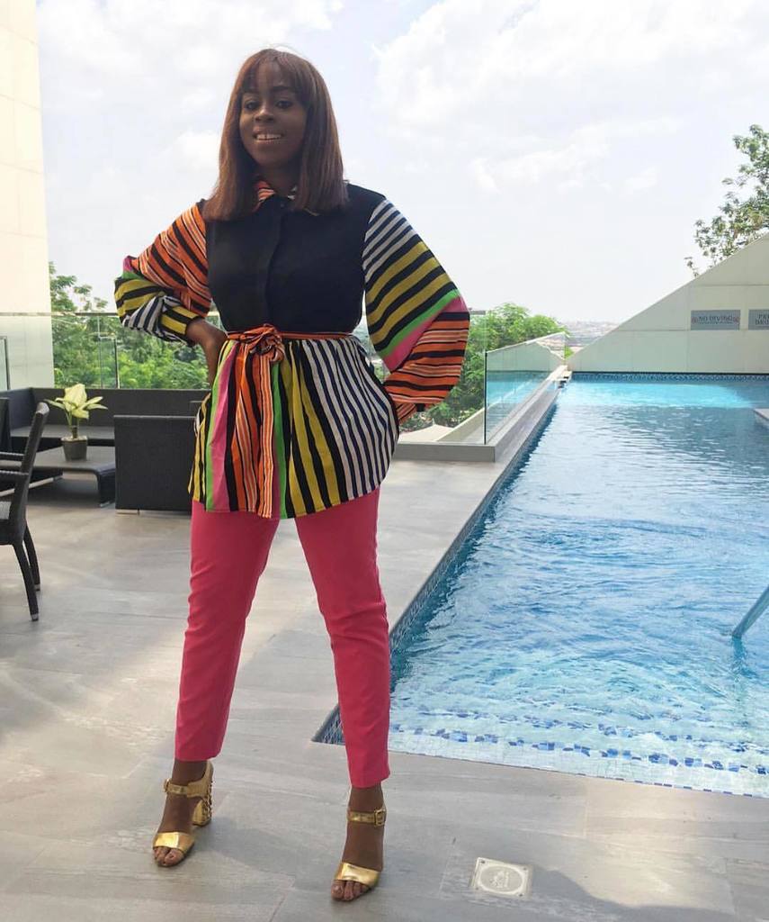 frankieandco_'s tweet photo. Our Zina top as seen on @ozinna || #WorkWeekEssentials https://t.co/SzzJu671FI