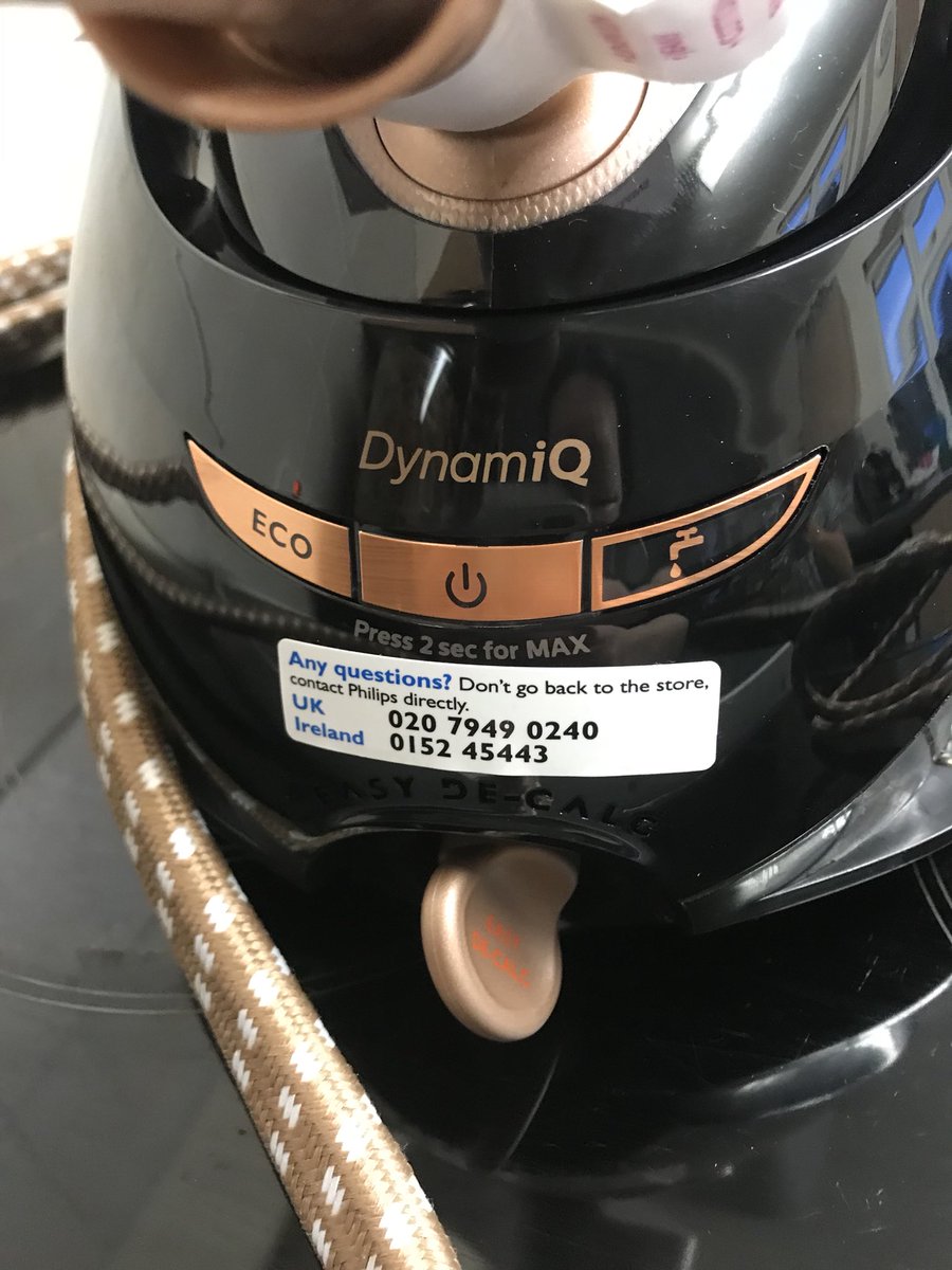 sbarrett014's tweet image. Thankyou#Philips_UK the PerfectCare Elite Plus Steam Generator iron has made my life so much easier. No settings to change. Sleek and Light. High quality finish.Automatic Steam and no burns on garments or me😊It irons in half the time of a normal iron.#PhilipsProductTesterTeam