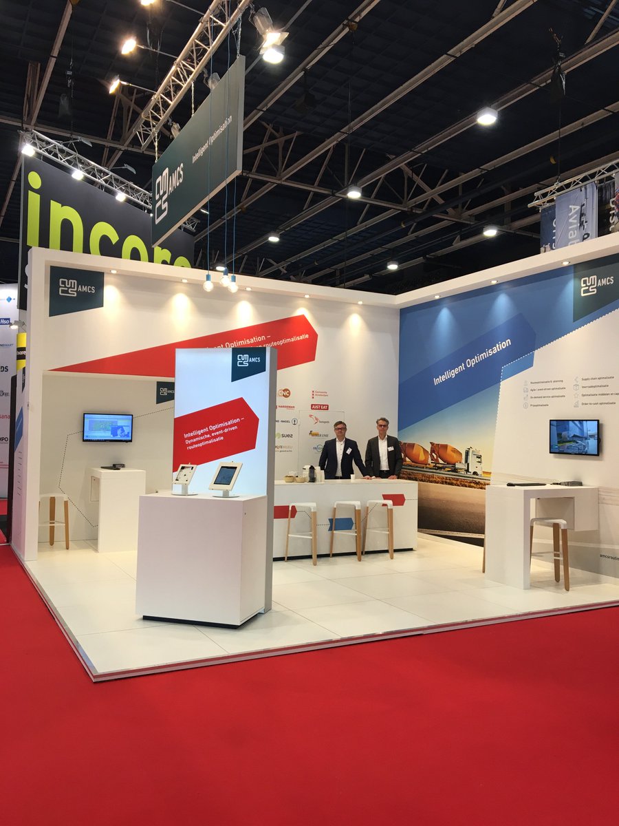 AMCSGroup1's tweet photo. Wij zijn er klaar voor! Zien we u straks @ICTenLogistiek? Stand 03.C082 #IntelligentOptimisation #routing #ictlogistiek #jaarbeurs #planning https://t.co/2Px8iC1dxK
