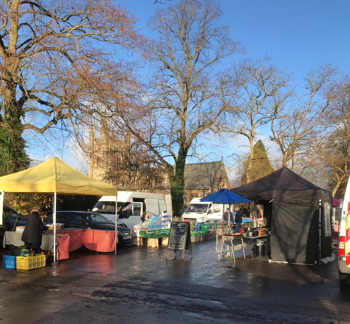beaconsfieldmkt's tweet photo. The smell of Greek food is wafting through the market this morning &amp; it smells good 🇬🇷 https://t.co/bI3zJAilzL