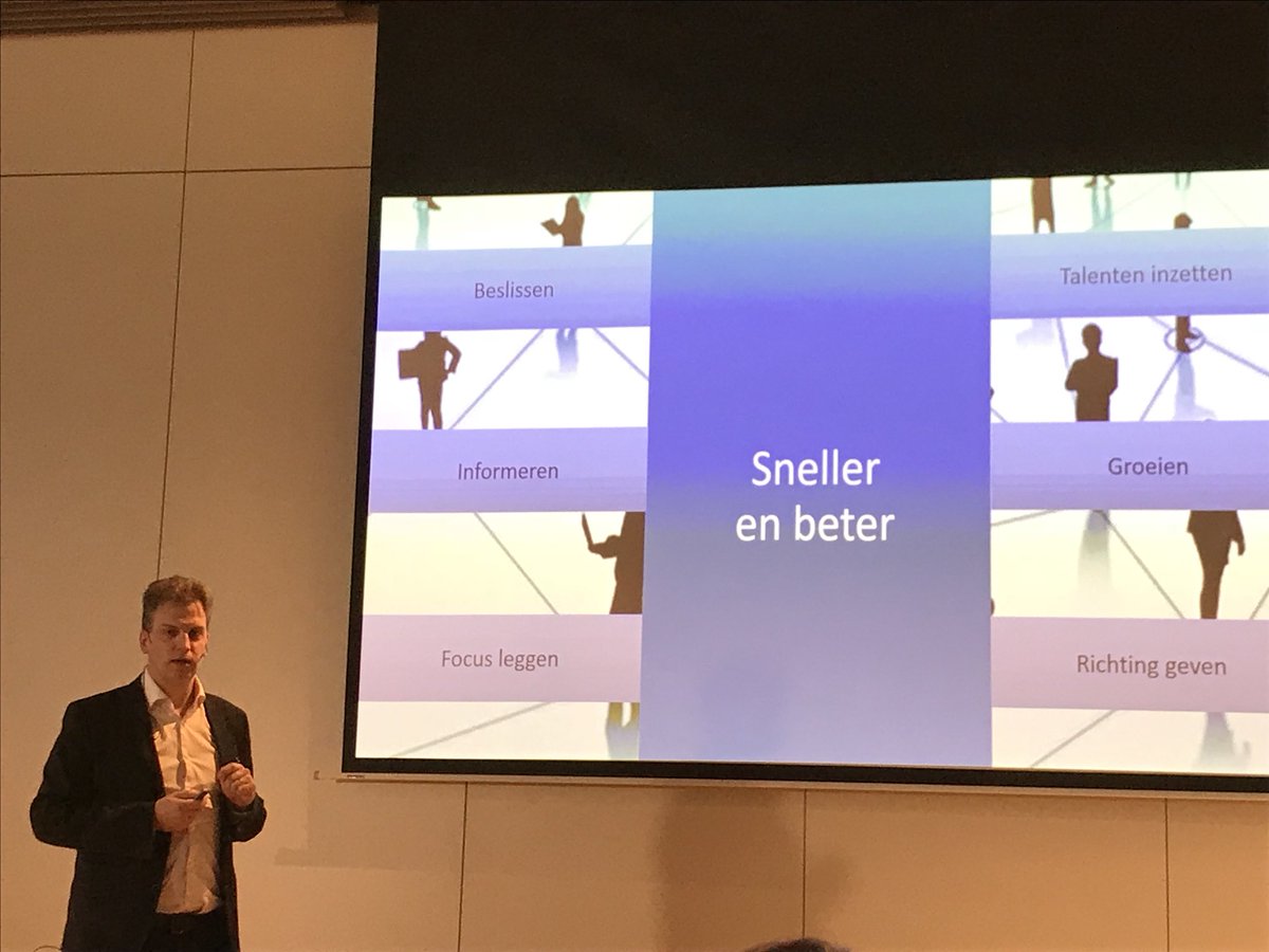 EvertDHondt's tweet photo. Wendbaar organiseren
Sneller innoveren en mensen empoweren zijn de hot topics @Wolters_Kluwer #TheFutureofHR 
“Imagine” #AntiFragile https://t.co/n72ngROnHw