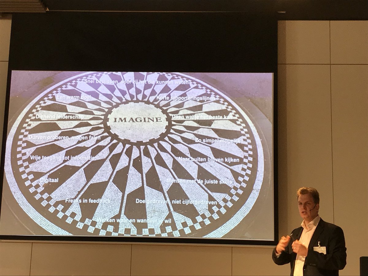EvertDHondt's tweet photo. Wendbaar organiseren
Sneller innoveren en mensen empoweren zijn de hot topics @Wolters_Kluwer #TheFutureofHR 
“Imagine” #AntiFragile https://t.co/n72ngROnHw