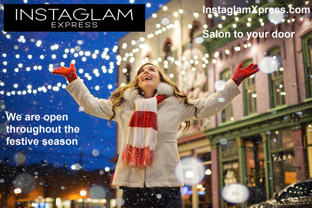 InstaglamXpress's tweet photo. Get a salon to your door this festive season - We are on call throughout the festive season.

https://t.co/0PGbbb7CGp
#Johannesburg #Hair #Makeup #Nails #Barber https://t.co/VxeTgMznRQ