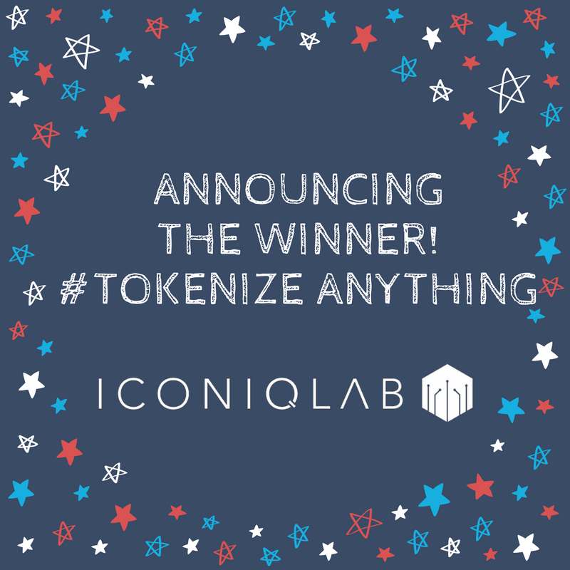 DDA_GmbH's tweet photo. Announcing the winner to #TokenizeAnything contest -
Congratulations @Sophokles77 for the truly deserving entry and on winning 500 ICNQ tokens!
#blockchain #ICO #iconiqlab #fintech #cryptocurrency https://t.co/FWdxz43tEM https://t.co/rmmkNy9Nz1