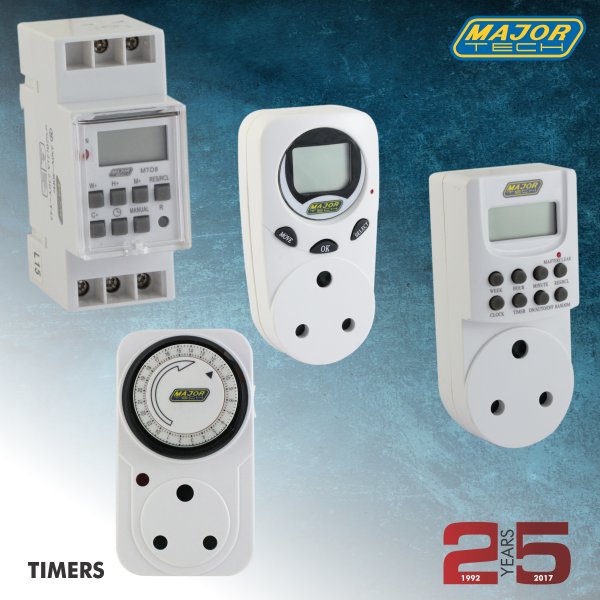 MajorTechZA's tweet image. Make your home energy efficient with a #MajorTech programmable timer! #energyefficiency #ChooseDay
