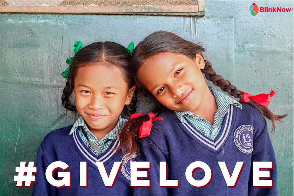 BlinkNow's tweet photo. We have a lot to be grateful for this year - especially for our supporters that allow us to change the lives of our kids in Kopila Valley.  Today is #GivingTuesday and we would love to be the nonprofit that you decide to support! Sending love from Surkhet, Nepal! #GiveLove https://t.co/028g8VJt0L