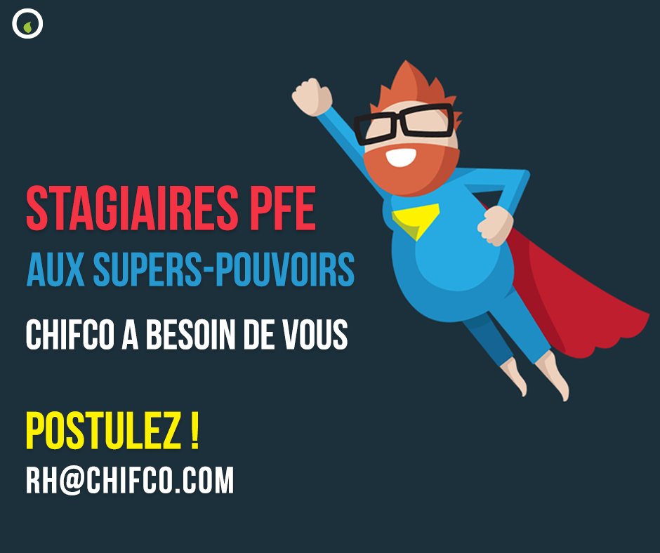 BeChifco's tweet photo. Vous êtes passionné(e) par l'IT, les objets connectés et l'IA ?
Vous êtes étudiant et recherchez un stage de PFE au sein d'une startup tunisienne ? 
Postulez chez nous :  https://t.co/21HLbrdNwi 

#PFE #STAGE #Tunisie #Chifco_iot @BeChifco https://t.co/zWcLhNmvoK