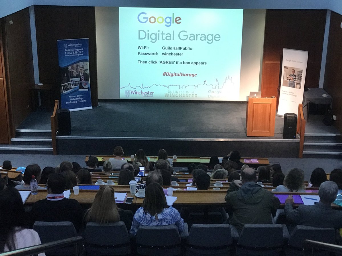 WinchesterCity's tweet photo. The delegates have arrived at @GuildhallW for the Google Garage Digital Workshop https://t.co/e4FFpnTNJO