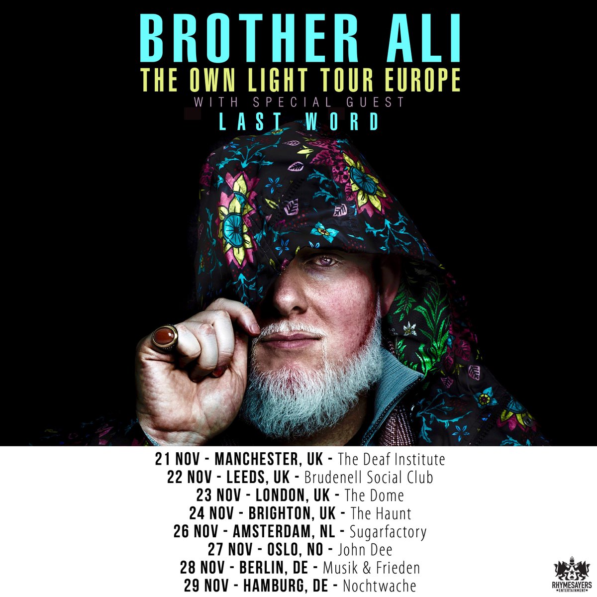 rhymesayers's tweet photo. BERLIN, DE: Don't miss the #OwnLightTour with @BrotherAli + @LASTWORDMPLS at @musikundfrieden TONIGHT!
TICKETS + INFO: https://t.co/1XhVLOl6h0 https://t.co/97OFbQMvDW