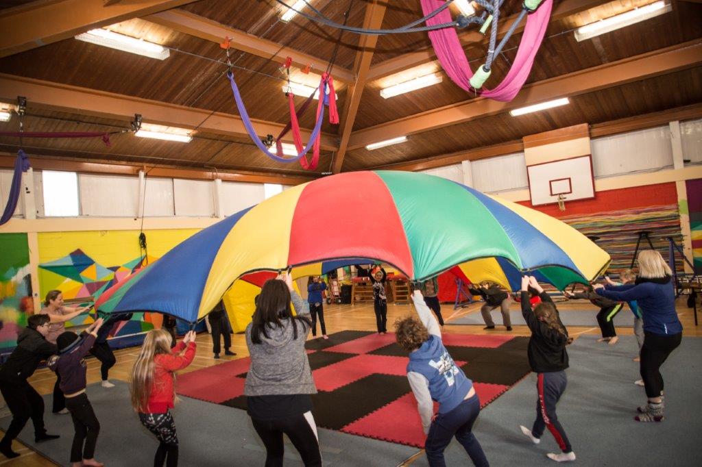 FionaCleare's tweet image. Loads of fun at Robot Circus Creative Lab where young kids explore Circus & Coding skills #Scratch with fabulous tutors, mentors and volunteers from @CoderDojoGalway @galwaycircus @SAPIreland CIF #codeEU #circusninjas