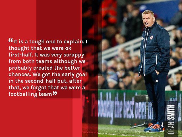 BrentfordFC's tweet photo. 💬 Dean Smith reflects on two points dropped as @QPRFC strike twice in injury time to deny Bees
👇
https://t.co/7M393rW2Sk
#QPRBEES https://t.co/UPvcI2awTj