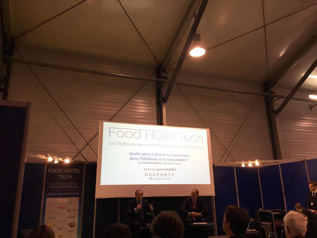 Platofjour's tweet photo. @Platofjour @semainedupdj @foodhoteltech @atout_france @christianMantei @LaurentDelporte #conference #FoodHotelParis #FoodHotelTech2017 https://t.co/5zfEROnUcX