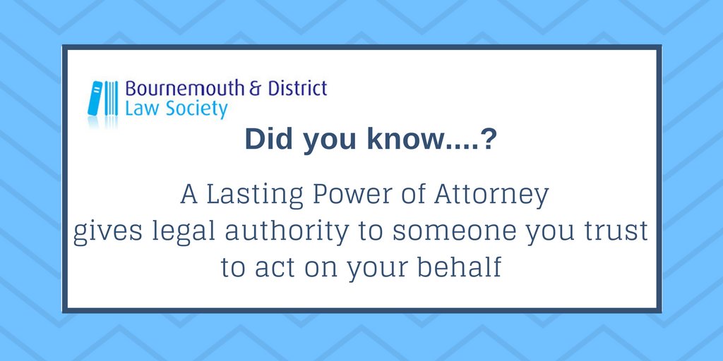To find out more about Lasting Powers of Attorney contact a local solicitor #useasolicitor bournemouthlaw.com