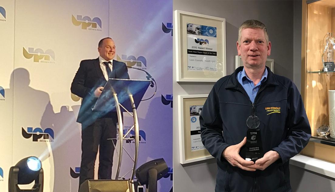 FORS_online's tweet photo. Congratulations to #FORSMember #LiamConnollyRoadfreightLtd for scooping top title at the #UPN Annual Awards 🏆@LCRFLtd was honoured with the #DepotoftheYear #award for the 3rd year running. Well done! #NorthernIreland https://t.co/v0fPZxwHhR