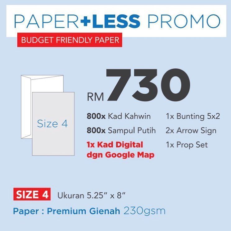 PROMOSI TERBARU KADLAWO
<a href="/kadlawo/">kadlawo</a> : PAPER + LESS PROMO
PAPER + LESS ini menawarkan pakek kad beserta digital card untuk membawa jemputan majlis anda ke level yg lebih gempak.
Nak tau lebih? Kena terus follow kami untuk update package package terbaik!
.
.
… ift.tt/2zMPuXC