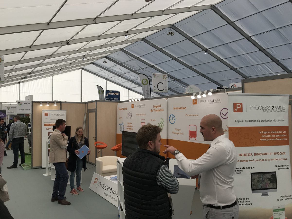 process2wine's tweet photo. Venez nous rencontrer sur le @sitevi , RDV Hall B6, Stand D024 !! #logiciel #process2wine #traçabilité #SITEVI #vigne #chai https://t.co/7vxiekc3tb