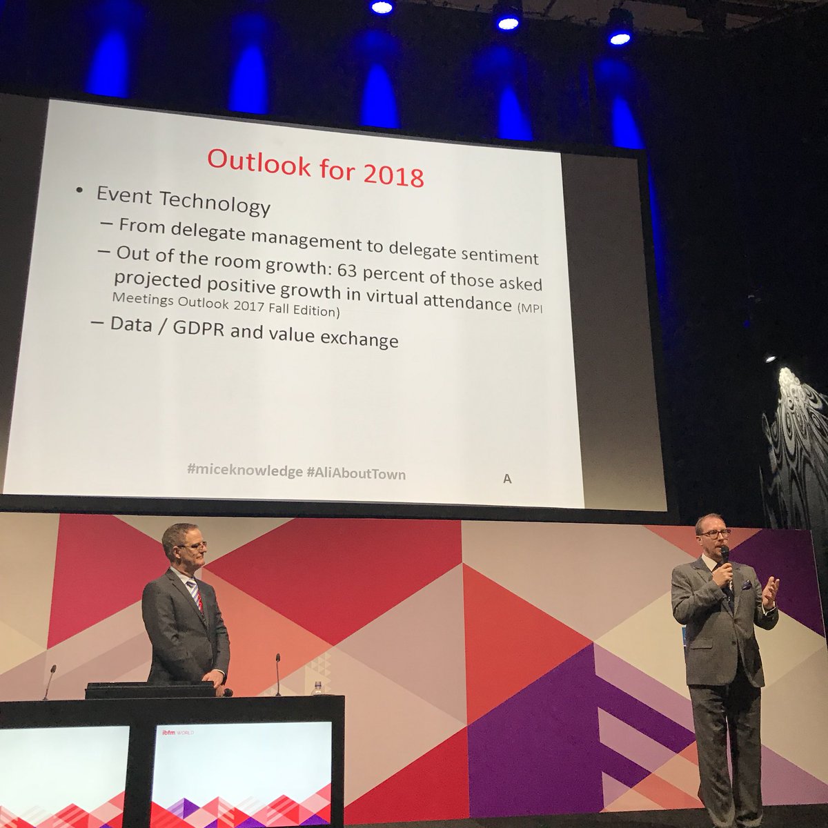 IBTM World Trends Watch: "Event tech moving from delegate management to delegate sentiment" #miceknowledge #ibtmworld #eventprofs