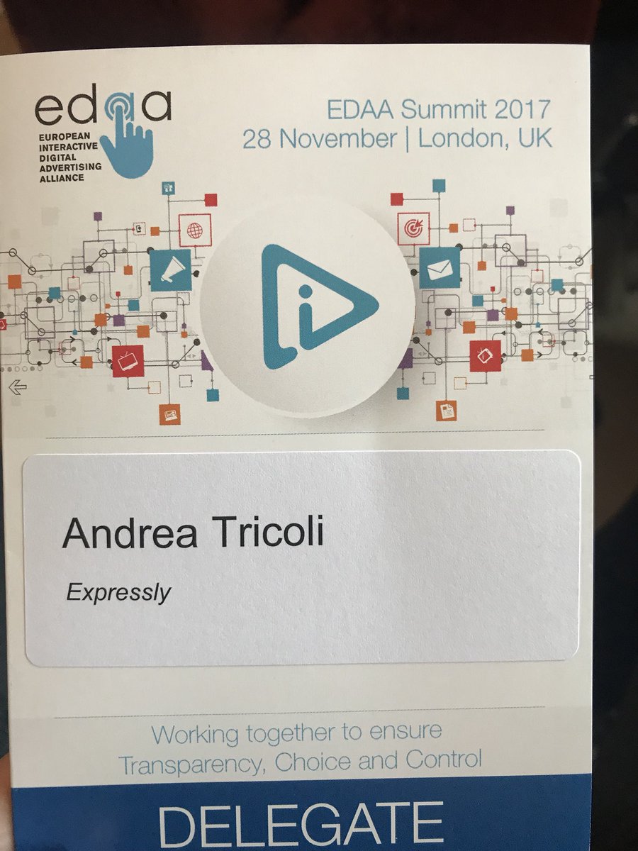 expresslyUK's tweet photo. Great to be at the #EDAAsummit2017. #Digital #advertising with consent at the centre https://t.co/G4xNeoh6ZR