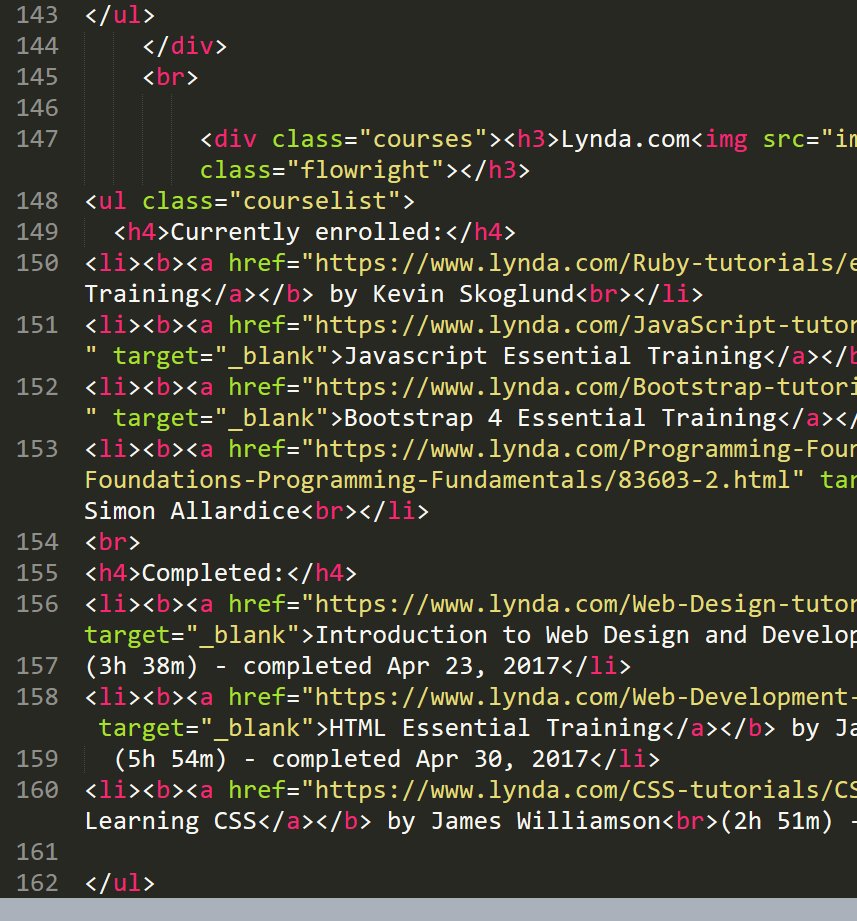 Simbolize's tweet photo. I just looked back on my very first HTML project back in April and I am shocked about the random to non-existing indentation 🤣#100DaysOfCode https://t.co/7goIA9VNEd