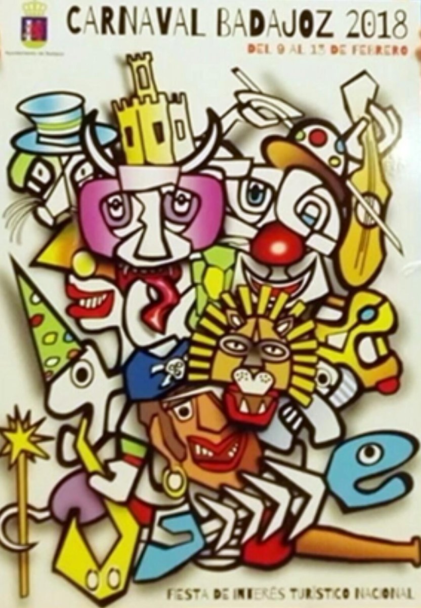 Ya Tenemos Cartel Anunciador Del Carnaval 2018! #CarnavalenBadajoz