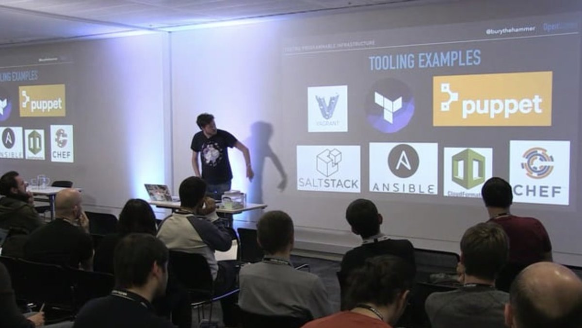 OpenCredo's tweet image. #Testing #ProgrammableInfrastructure with @burythehammer ow.ly/oCKh30gPHqg #MuCon #Microservices #Devops #CloudInfrastructure #Deployment
