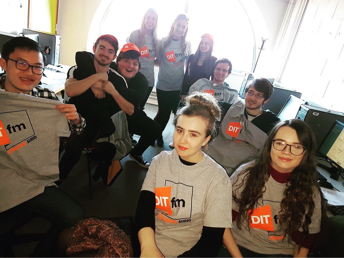 RadioTUDublin's tweet photo. 3rd Year Journalism/Journalism with a Language Students! On today at 2pm! Listen in! 🎙 #ditfm #dit #radio #journalists https://t.co/uTEzwqRJAN