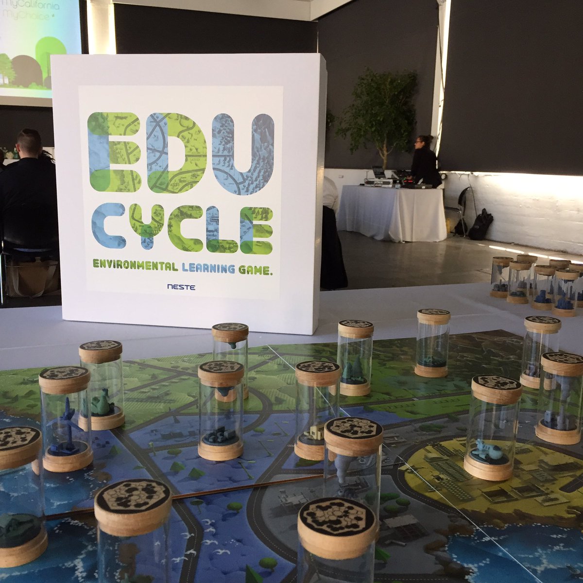 SirpaTuomi's tweet photo. Today more great news 😊😊! Our environmental learning #game #Educycle which was developed in #Preorderthefuture project has been #shortlisted today at @eurobest in London https://t.co/Yt79itige9
#climatechange #sustainability Let's keep fingers crossed for EduCycle 👍@nestecorp https://t.co/f82MzW2DYy