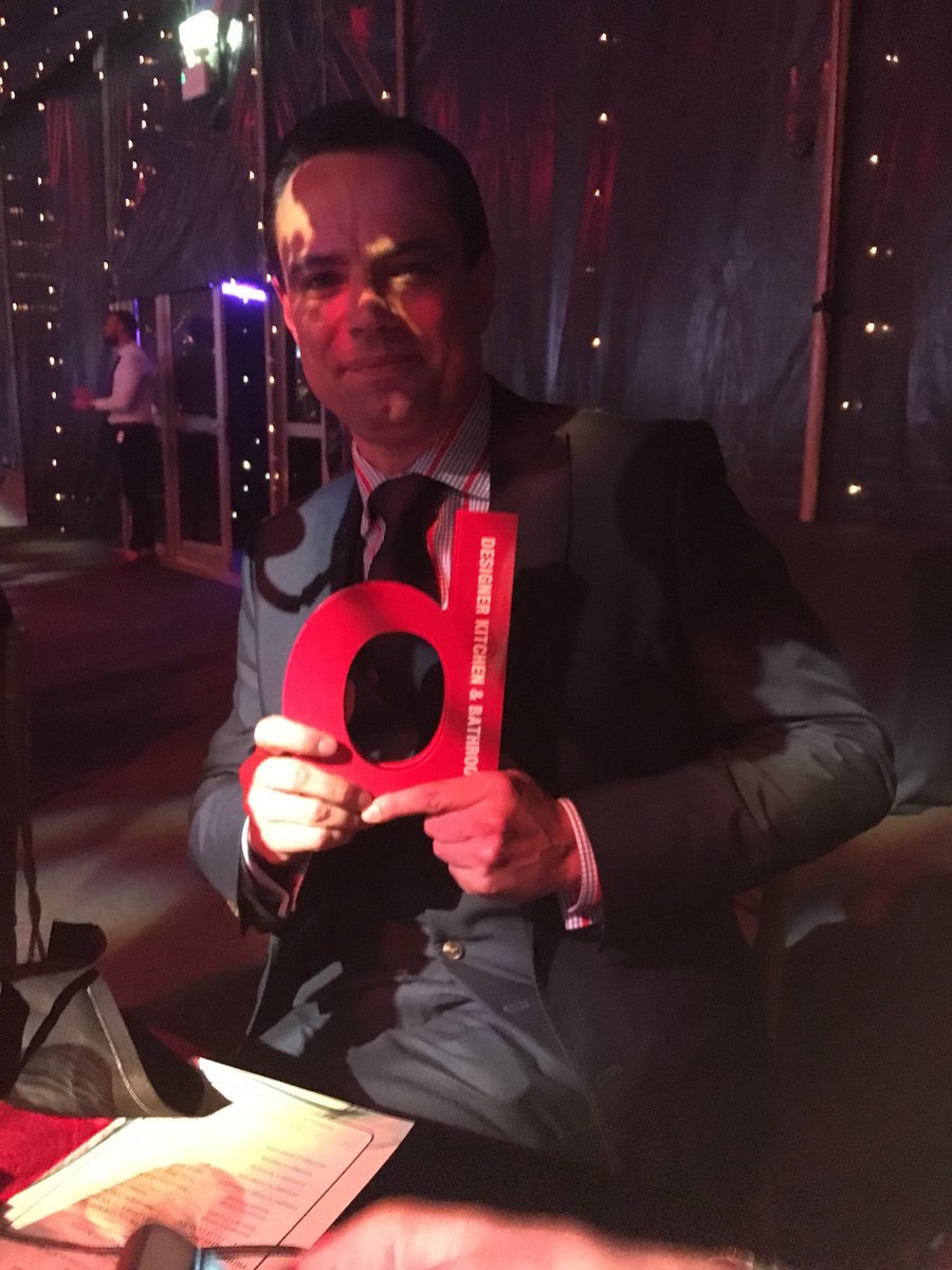 InHouseLtd's tweet photo. Malo receiving the @designerKBaward for schüller.C Vienna. Best in Innovation in Kitchen Design. #desginerawards #kitchen #bathrooms #schüller #kitchendesign #kitchenaward https://t.co/VDv1aApFQO