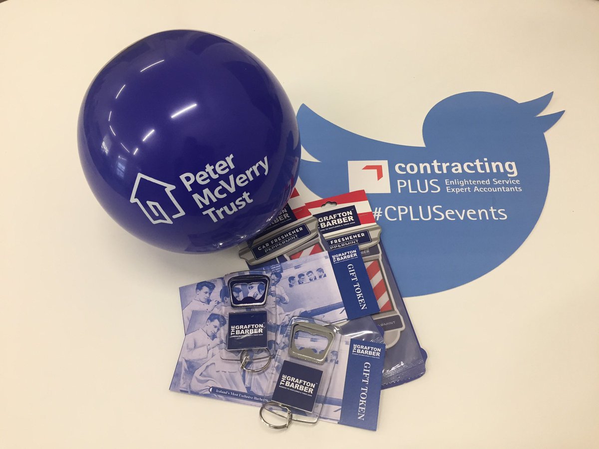 ContractingPLUS's tweet photo. Two fantastic prizes, this time from @GraftonBarber! Thank you for the support guys! #charity #CPLUSevents @PMVTrust https://t.co/346tOBpMdh