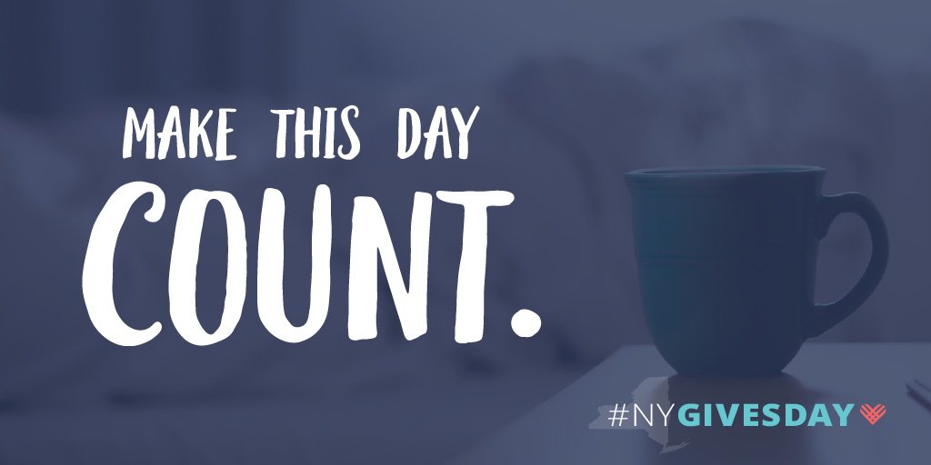 Good Morning, New York State, and Happy #NYGivesDay!💗💙  #MakeThisDayCount! hubs.ly/H09hNPk0