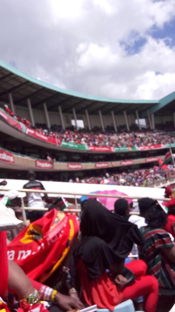 Biashara ya leo tumemaliza. Sasa kazi iendelee serikali iko imara.
#UhuruInauguration