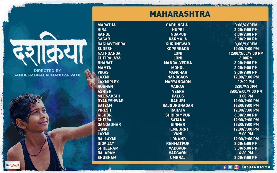 dashakriya's tweet photo. महाराष्ट्रात ‘दशक्रिया’ सुपरहिट!
#Dashakriya #InTheatresNow #NationalAward 
तिकिटे इथे बुक करा: https://t.co/gRKBWGbokA https://t.co/U2fgnp9LjU