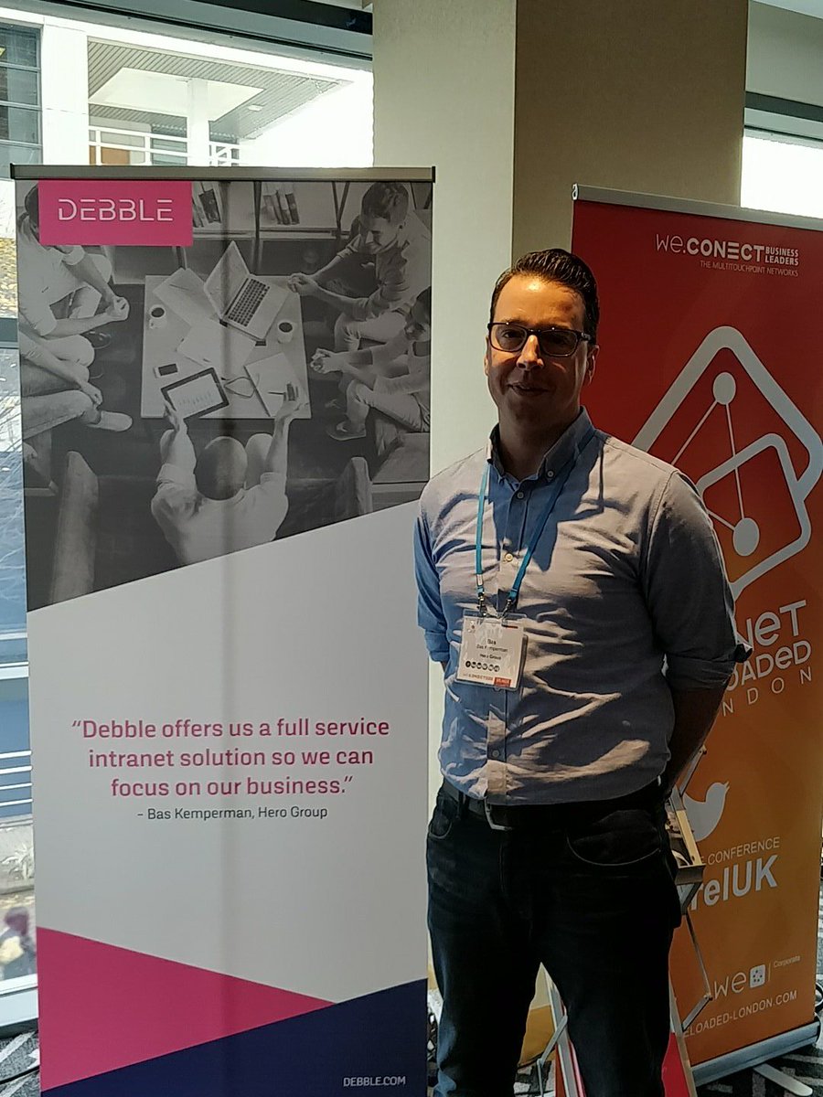 Ask Bas your questions and hear everything about their intranet project! #intrelUK #london