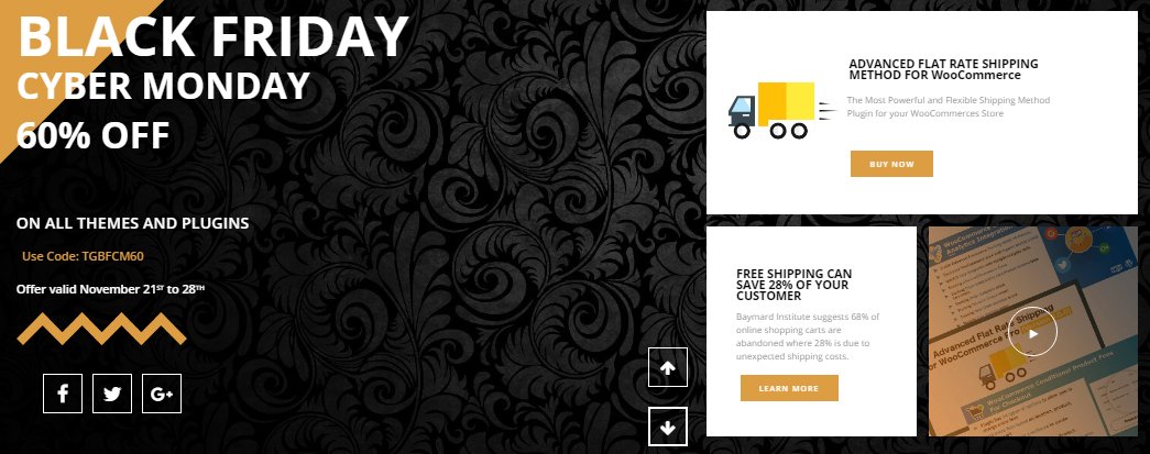 thedotstore's tweet photo. Get the most Powerful & Flexible #ShippingMethod plugin for your #WooCommerce store at flat 60% #Discount with Dotstore.
Know More @ https://t.co/4jFDjWTotr
#CyberMonday #BlackFriday https://t.co/ZzLUrfLLKe