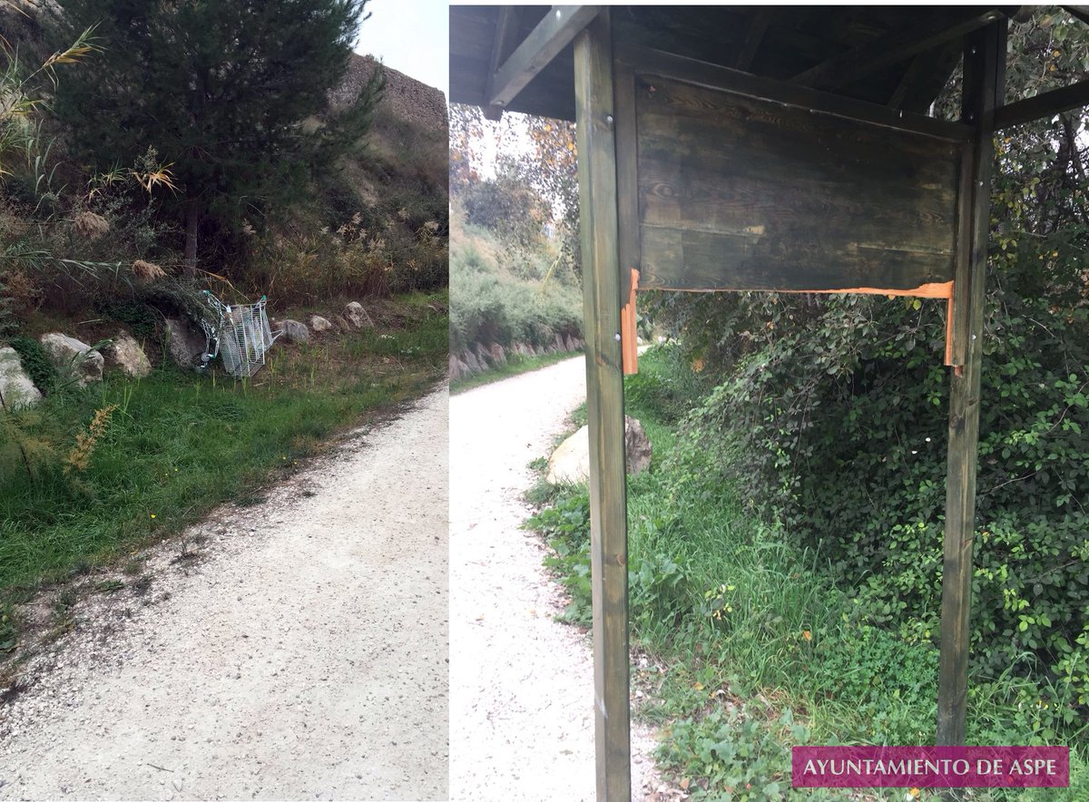 aytoaspe's tweet photo. Vuelven los actos de vandalismo en el río Tarafa. 

CUIDEMOS NUESTROS ESPACIOS NATURALES, son para el disfrute de todos.

🚫 Hacemos un llamamiento a la población, si veis actos de este tipo, comunicarlo a los responsables del ayuntamiento, o desde aquí por mensaje privado. 🚫 https://t.co/K5qqHxk1BI