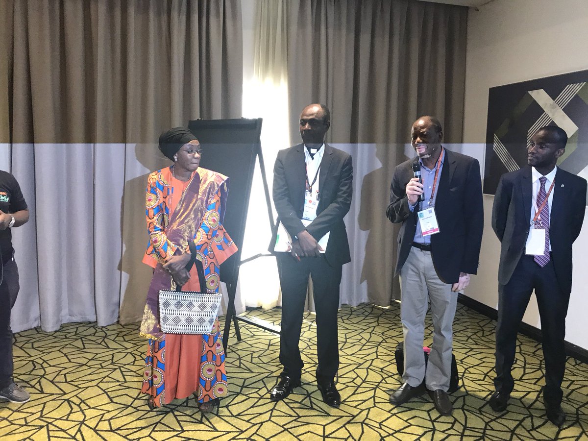 VymalaThuron's tweet photo. #Council of Elders @AFRINIC Board speaking to the Newcomers Dr Nii Quaynor father of the Internet in #Africa, Mrs Maina Diop, Mr Pierre Dandjinou @ICANN #AFRINIC27 https://t.co/X7plPnKe20