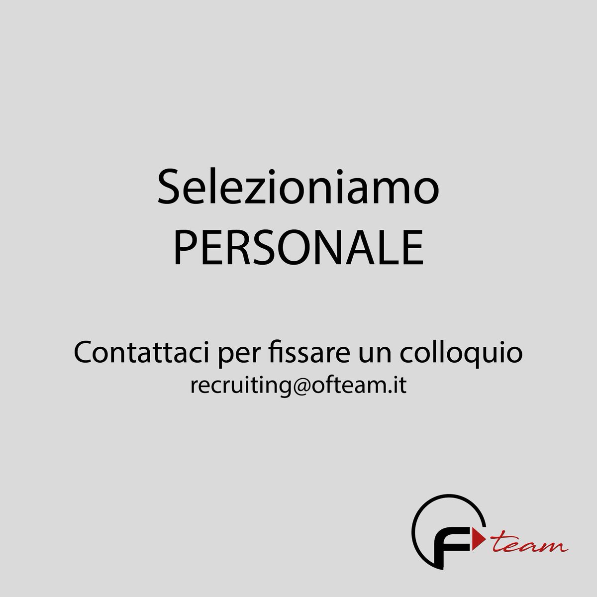 ofteampage's tweet photo. Scopri di più: https://t.co/PmW7SxWtRn
https://t.co/Q2ak80uUNV
Per fissare un #colloquio, invia la tua #candidatura a recruiting@ofteam.it
#OFTeam #LavoraConNoi #lavoro https://t.co/zc9pSV2bok