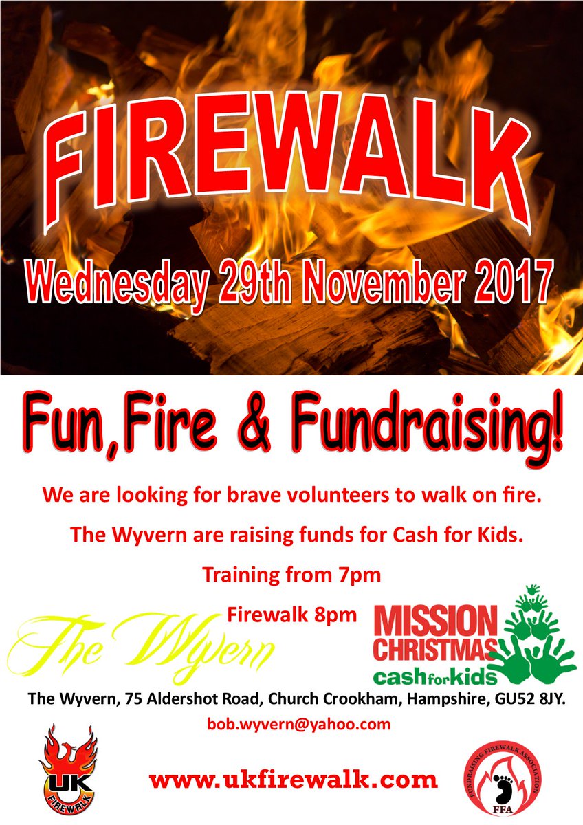 Fundraising Firewalk Association tweet media