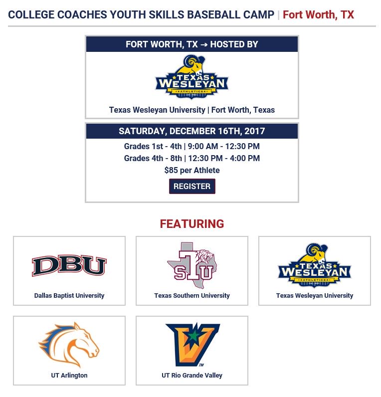 CCSC Baseball Camps tweet media