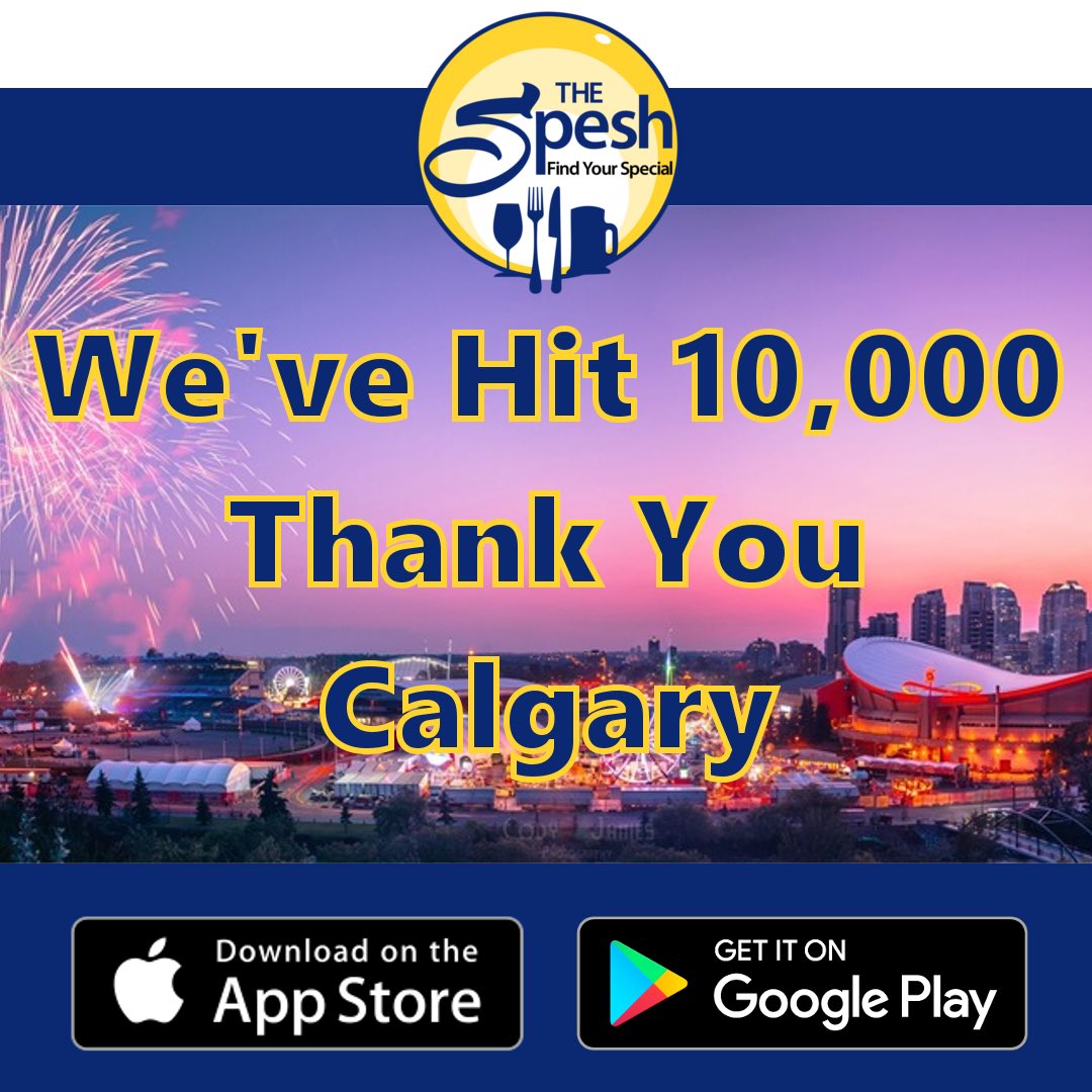 TheSpeshYYC's tweet photo. We would also like to thank all of our friends and advertising partners on reaching this milestone!! 
@Mookalicious @VirginRadioYYC @kiss959calgary @Flapjack92 @NHLFlames @68isgr8 @calstampeders @985TylerHall @cgynow @yycliving1 @WBrettWilson  @FAN960RKerr @Fan960Steinberg https://t.co/UGL0CI3tlK
