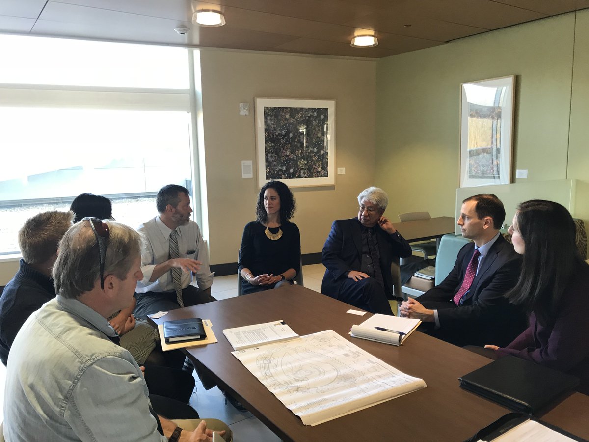 WIASLA's tweet photo. Thank you @WI_DSPS for meeting with us to tour UW Health at the American Center and talking about #LandscapeArchitecture // Thank you to #FladArchitects and #KenSaikiDesign for helping lead the tour! // #iadvocate @WIASLA @CLARBHQ #WIASLA2017 https://t.co/BRUphCRR9Q