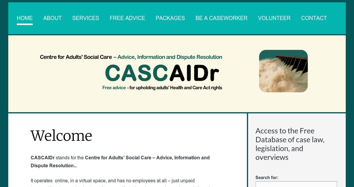 @CASCAIDr's website is now live, so please visit at CASCAIDr.org.uk and have a good look around - consider the value we'll be offering, and please make a donation