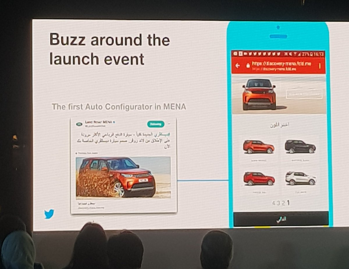 antoinecaironi's tweet photo. Love it when innovation is also delivering strong business results!Brilliant case study from @LandRoverMENA on Twitter during #2017onTwitter ! https://t.co/cDOkM6GkwU